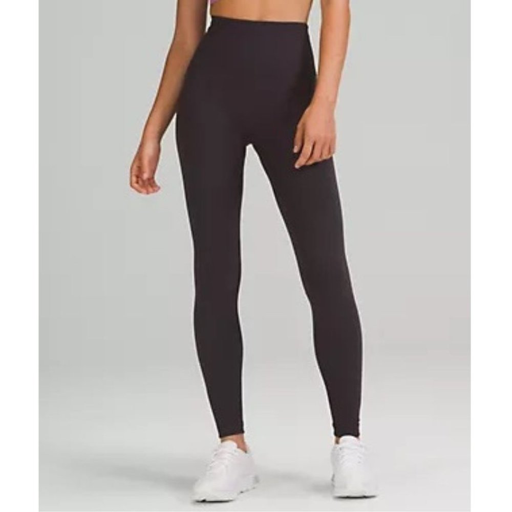 Wunder Train High-Rise Tight 28" Black Granite